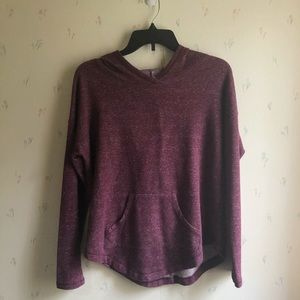 Olivia Sky Maroon Hoodie